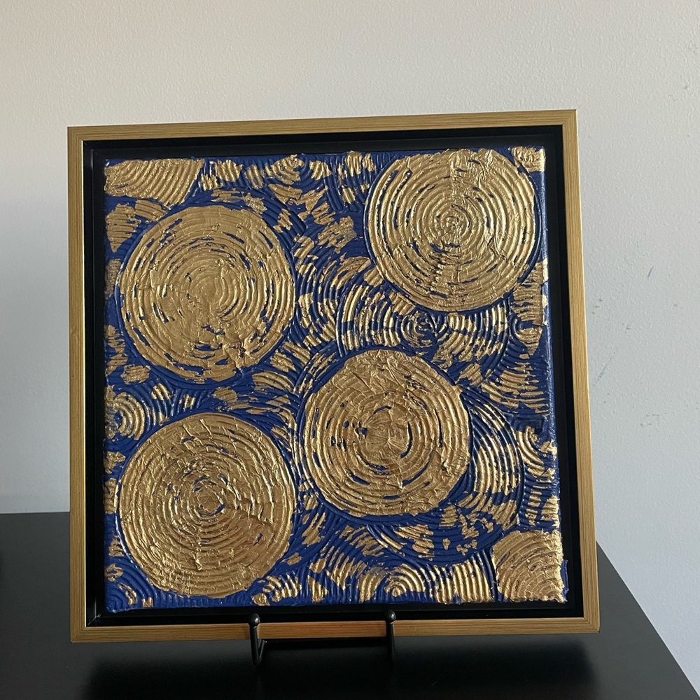 Framed Abstract Canvas Art - Picture 2 of 2